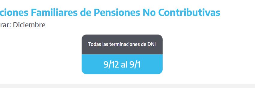 ANSES cuándo cobro: el cronograma de pagos de este lunes 6 de enero