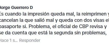 Es colombiana, le mandaron su visa desde EE.UU., pero le llegó cancelada: “¿Cómo puede ser?”