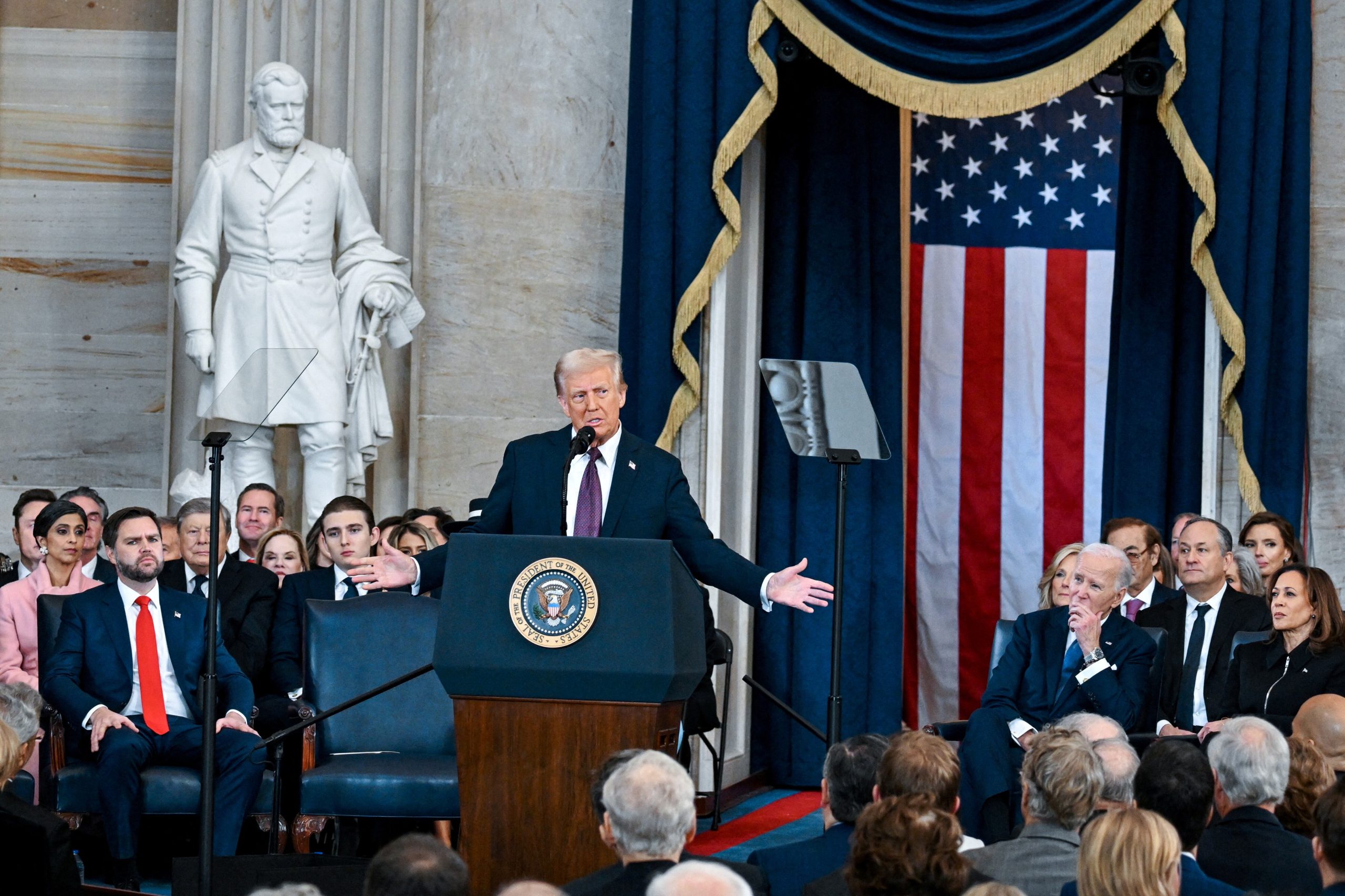 Donald Trump juró para un nuevo mandato presidencial (Foto: Kenny Holston/Pool via REUTERS)