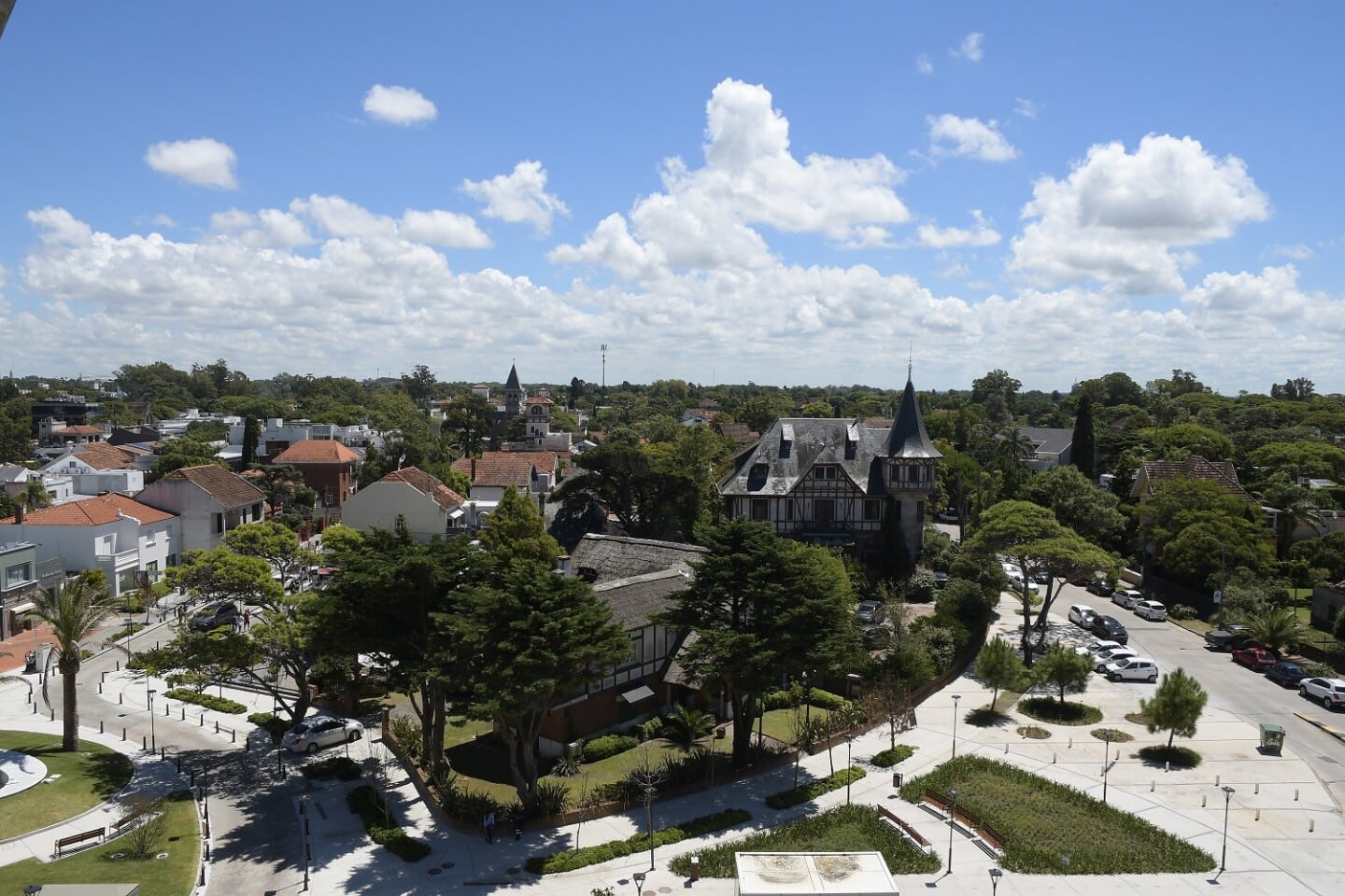 Vista del barrio Carrasco, Uruguay