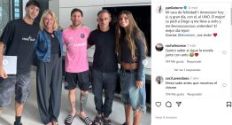 Las fotos del inesperado encuentro entre Yanina Latorre y Lionel Messi en Miami