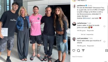 Las fotos del inesperado encuentro entre Yanina Latorre y Lionel Messi en Miami