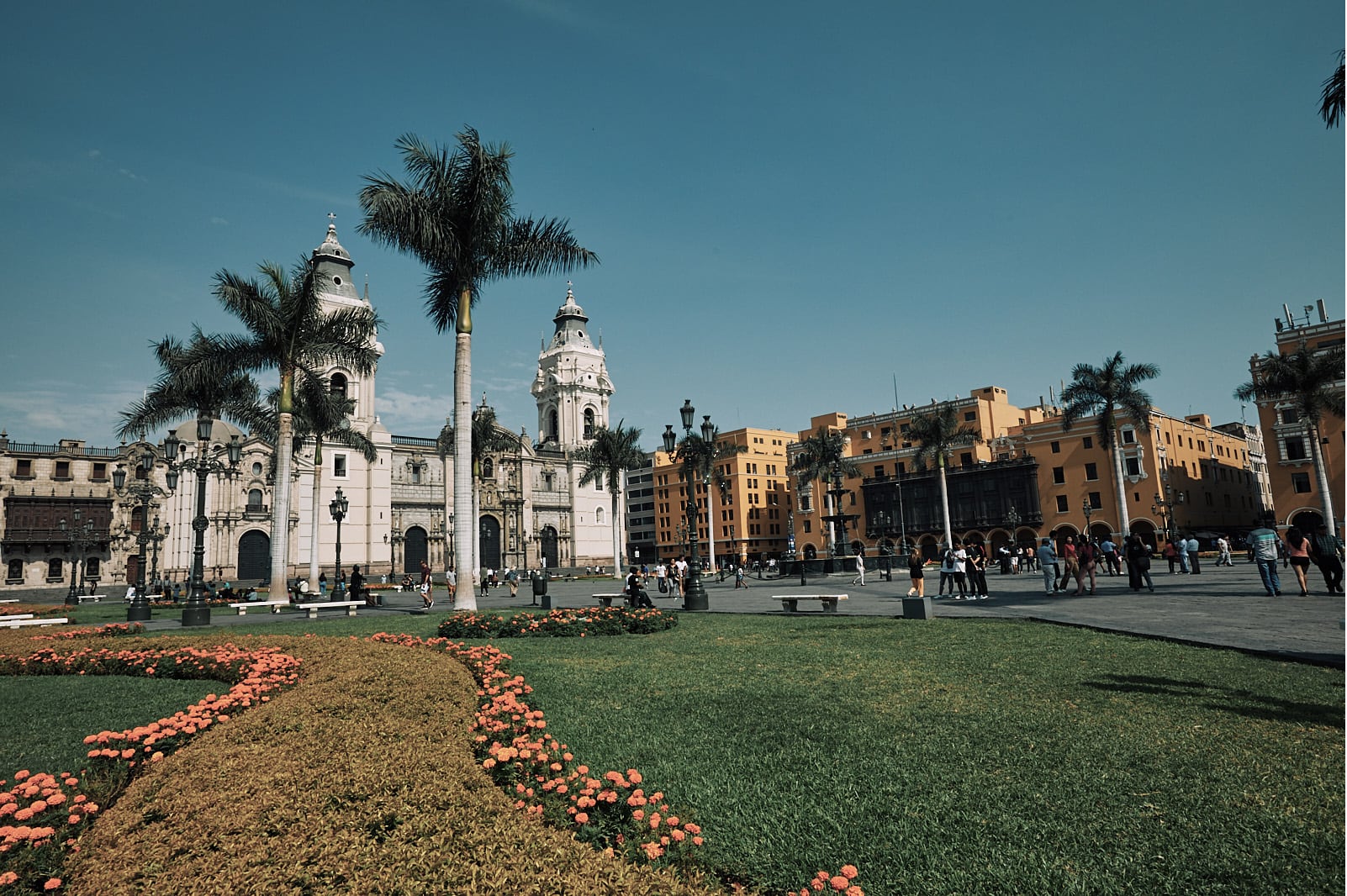 Plaza de Armas de la capital peruana.