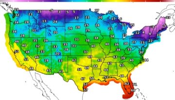 Clima de hoy en EE.UU.: cuándo vuelve el frente de frío polar y el pronóstico de este jueves 30 de enero