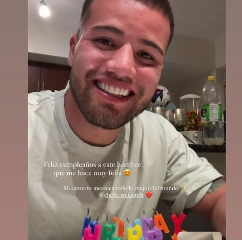 El romántico saludo de cumpleaños de Ángela Leiva a Marcelo Weigandt: “Te mereces todo lo mejor del mundo”