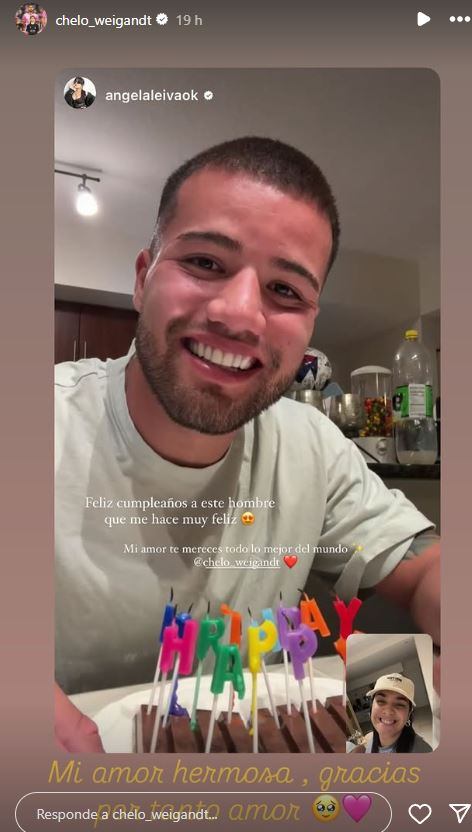 Ángela Leiva y un saludo de cumpleaños especial a Chelo Weigandt (Foto: captura Instagram/@chelo_weigandt).