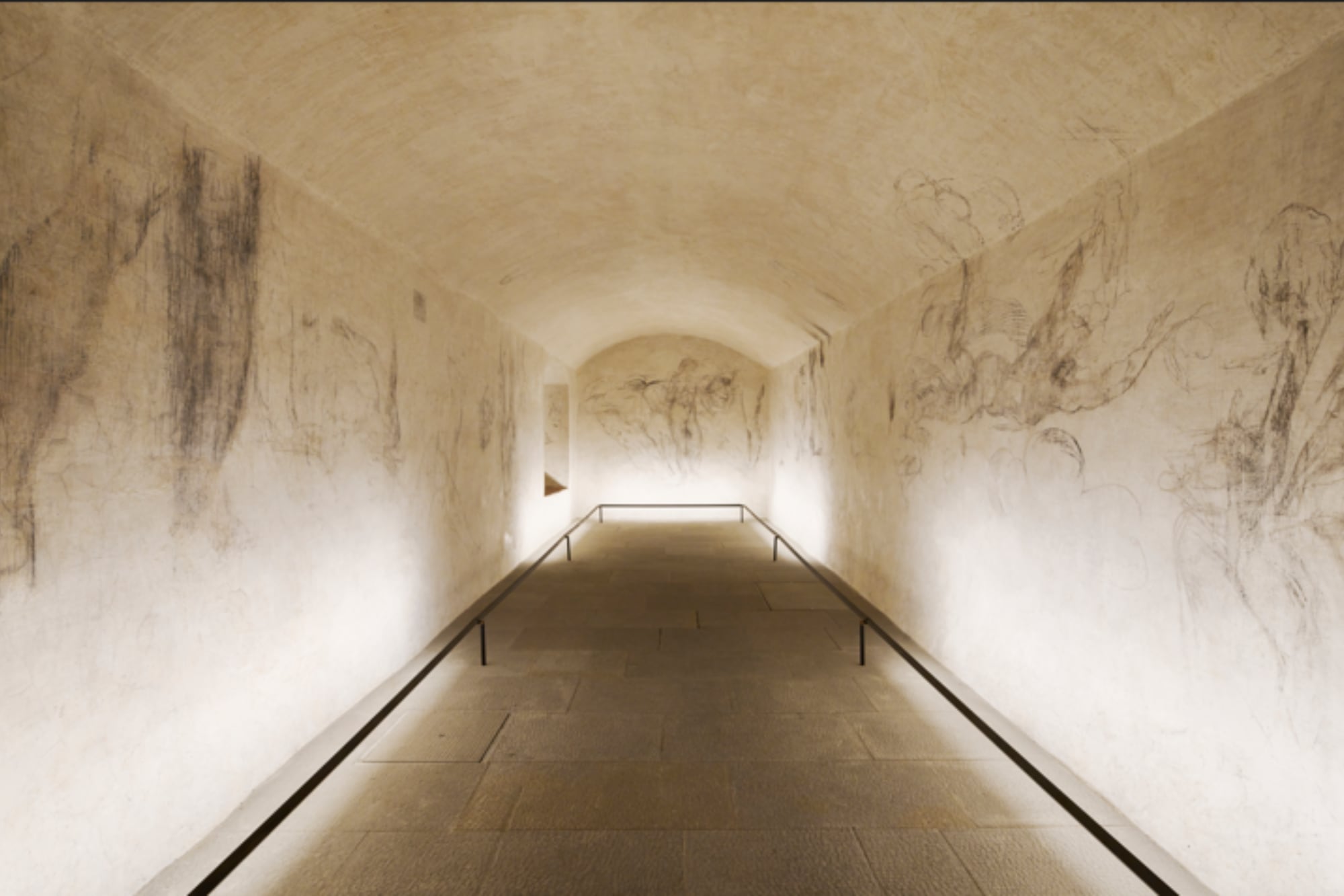 La habitación secreta de Miguel Ángel, bajo la Nueva Sacristía de la catedral de San Lorenzo en Florencia