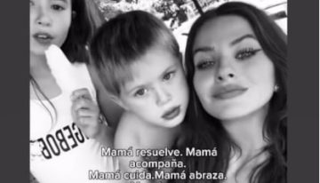 El video que publicó la China Suárez con sus hijos en medio de la polémica por su noviazgo con Icardi: “Mamá siempre está”