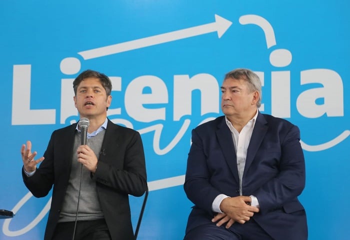 Axel Kicillof y Jorge D´Onofrio, exministro de Transporte bonaerense