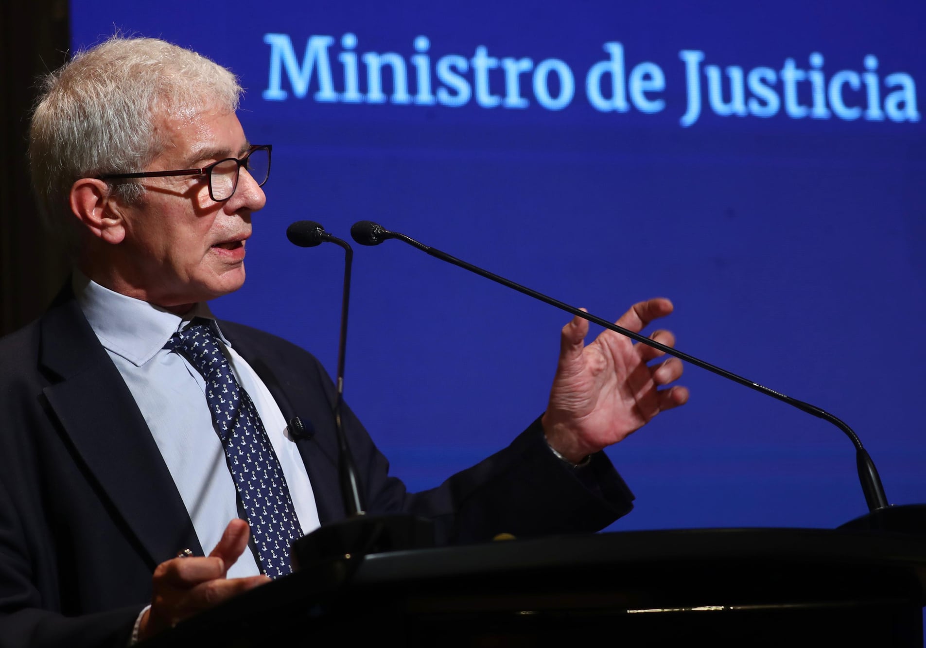 El ministro de Justicia, Mariano Cúneo Libarona