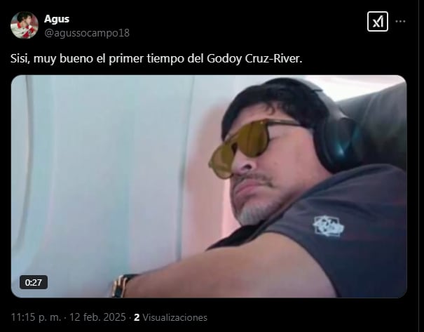 Los memes del empate de River Plate con Godoy Cruz. (Foto: X)