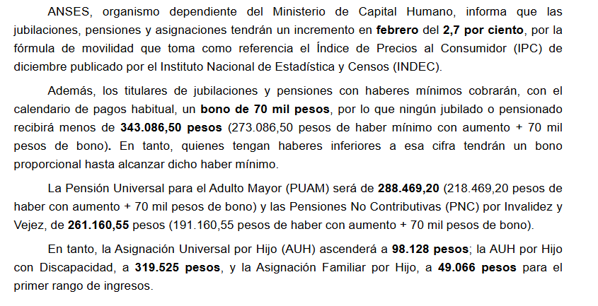 AUH y Tarjeta Alimentar ANSES: cuándo se cobra en febrero de 2025