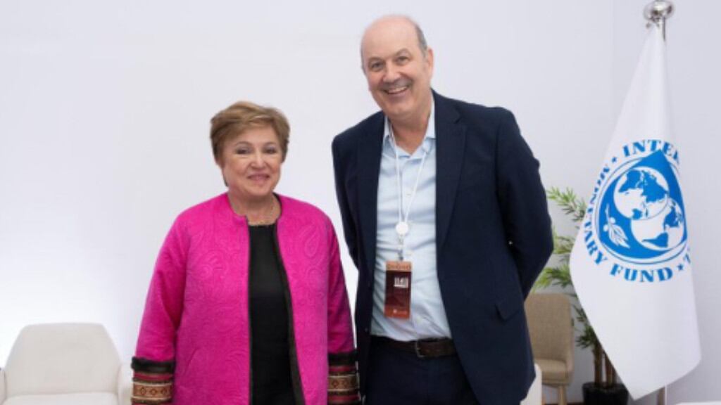 Kristalina Georgieva se reunió con Adolfo Sturzenegger(Foto: X/@KGeorgieva)