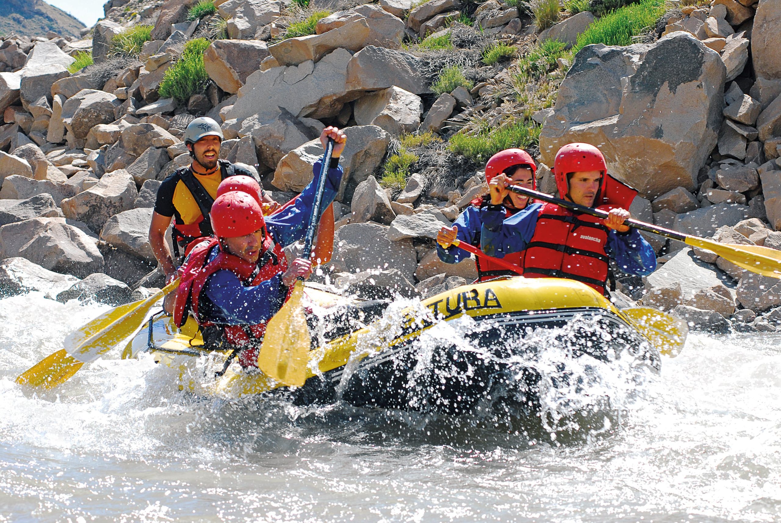 Rafting en Mendoza.