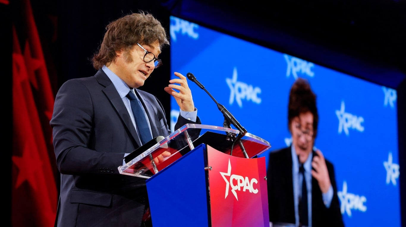 Javier Milei dará inicio a las sesiones ordinarias del Congreso tras su viaje por Estados Unidos, donde se reunió con Donald Trump y Kristalina Georgieva, la titular del FMI. (Foto: REUTERS/Brian Snyder)