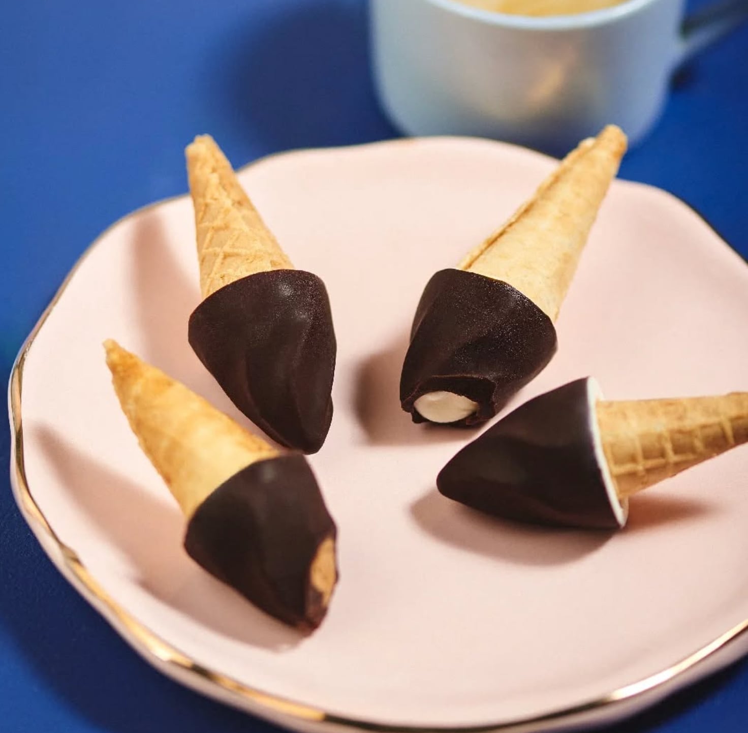 El gelatino de Antiche Tentazioni, un bocadito relleno de crema americana o dulce de leche.