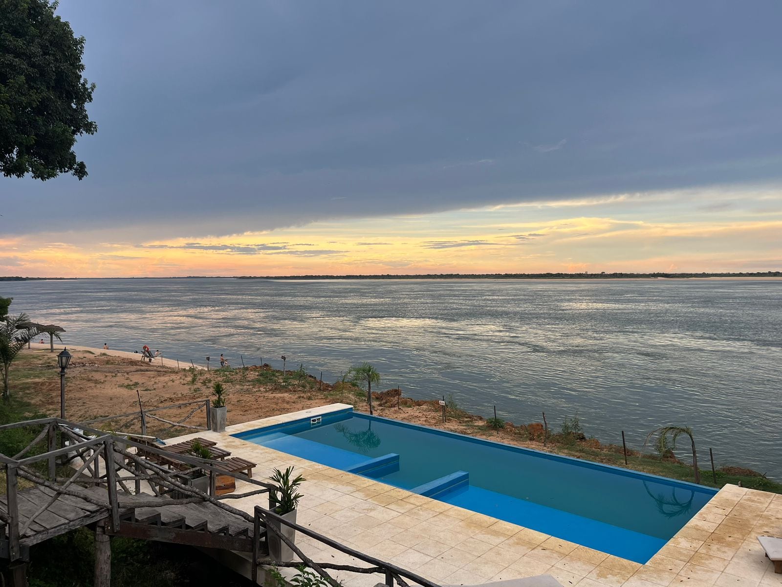 Los atardeceres recuerdan a la gente a las vistas de Brasil 