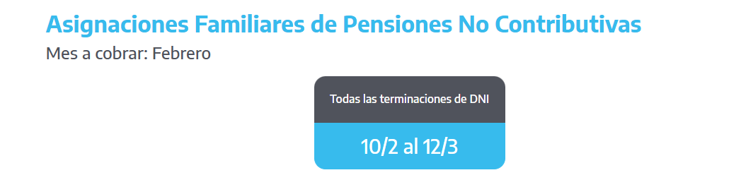 Cuándo cobro las asignaciones familiares en febrero (Foto: ANSES)