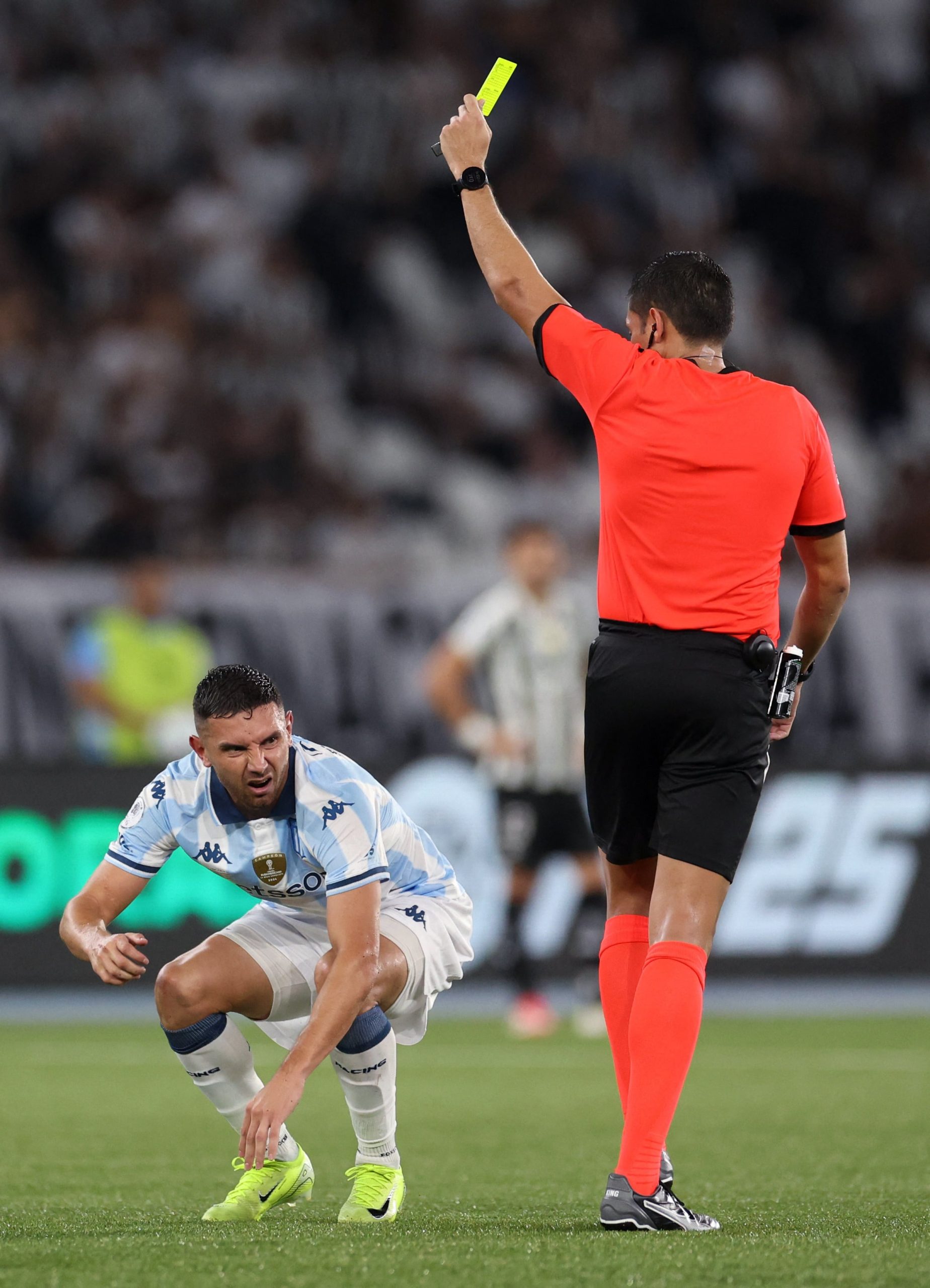 Botafogo vs Racing por la final de la Recopa del 2025.