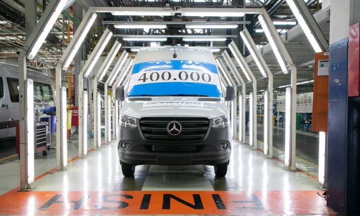 Mercedes-Benz Argentina lleva fabricadas más de 400.000 Sprinter en el país