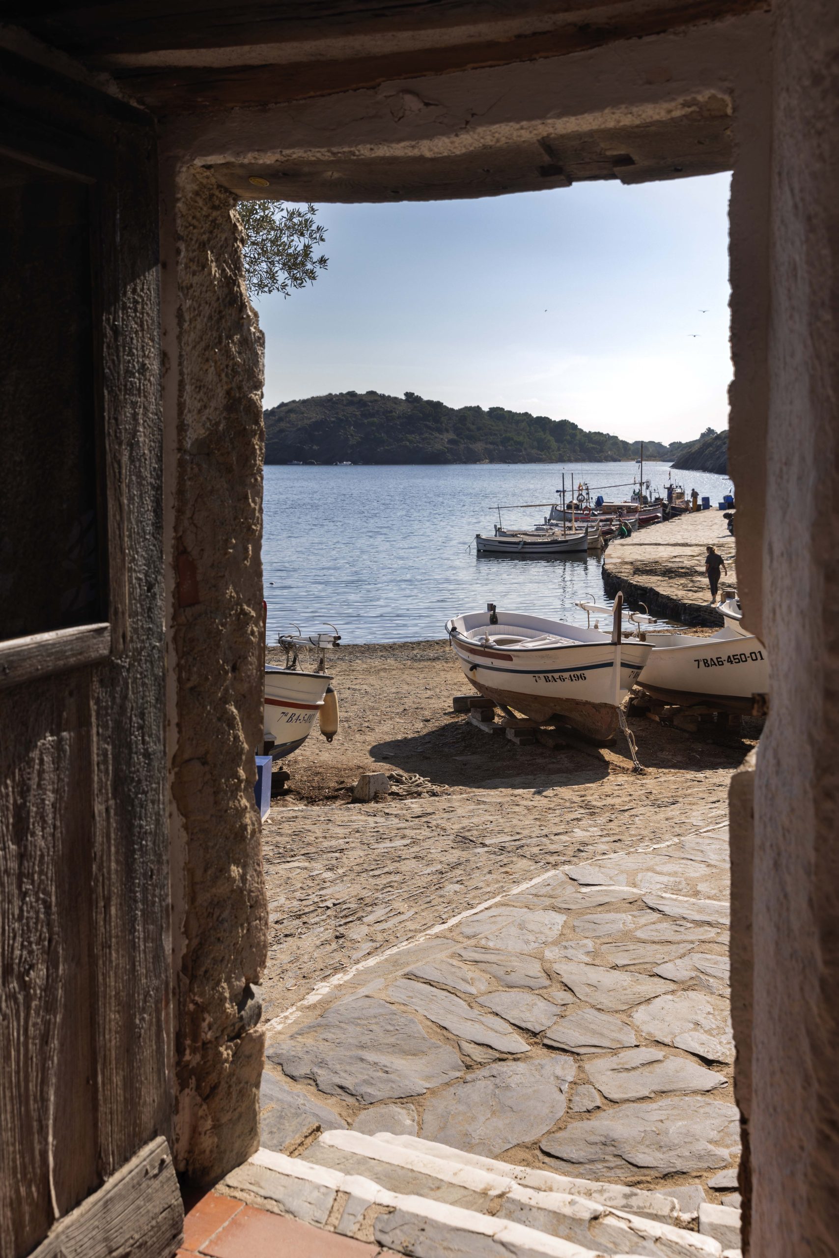 La pequeña bahía de Portiligat.