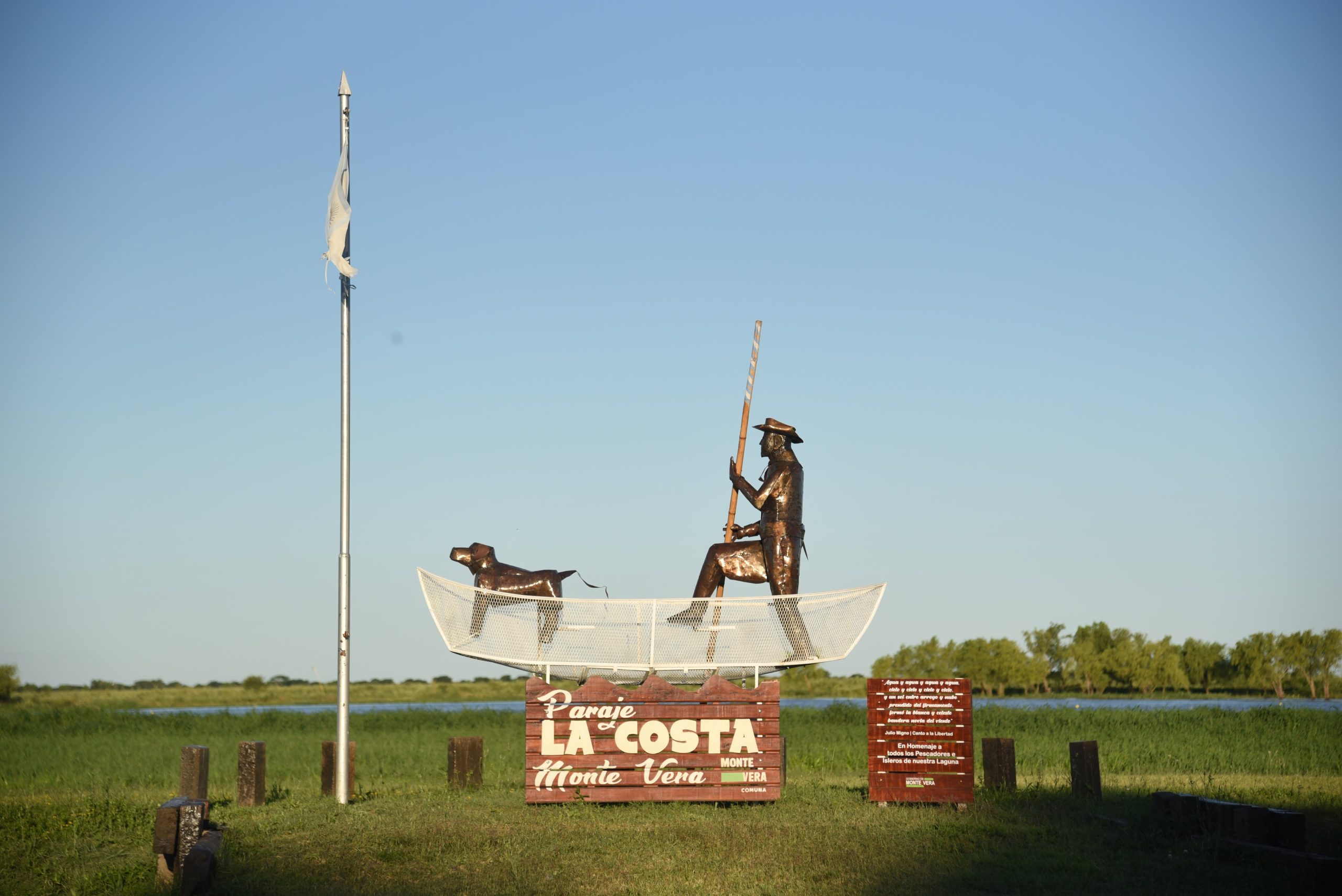 El balneario de Paraje La Costa.