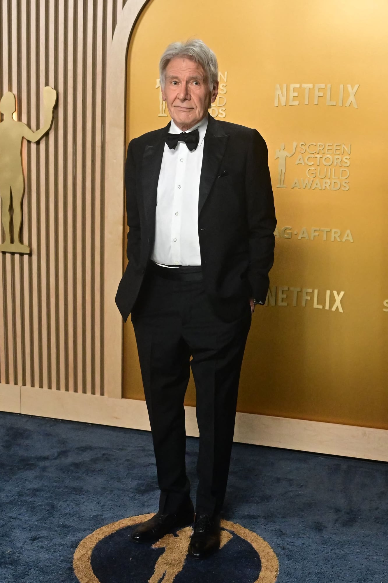 Harrison Ford no estará presente esta noche (Photo by Frederic J. Brown / AFP)