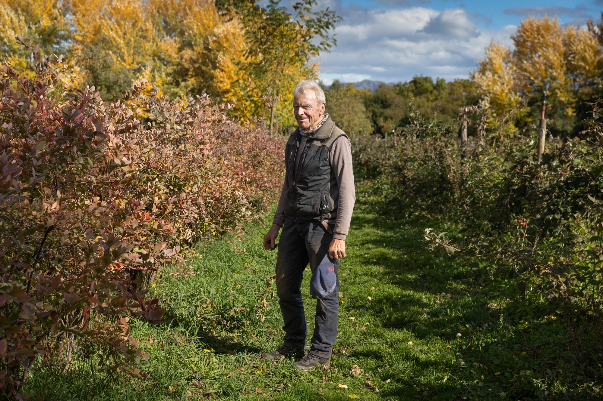 Paul viene de una familia de agricultores y estudió agronomía en Alemania antes de instalarse en esta chacra de Las Golondrinas.