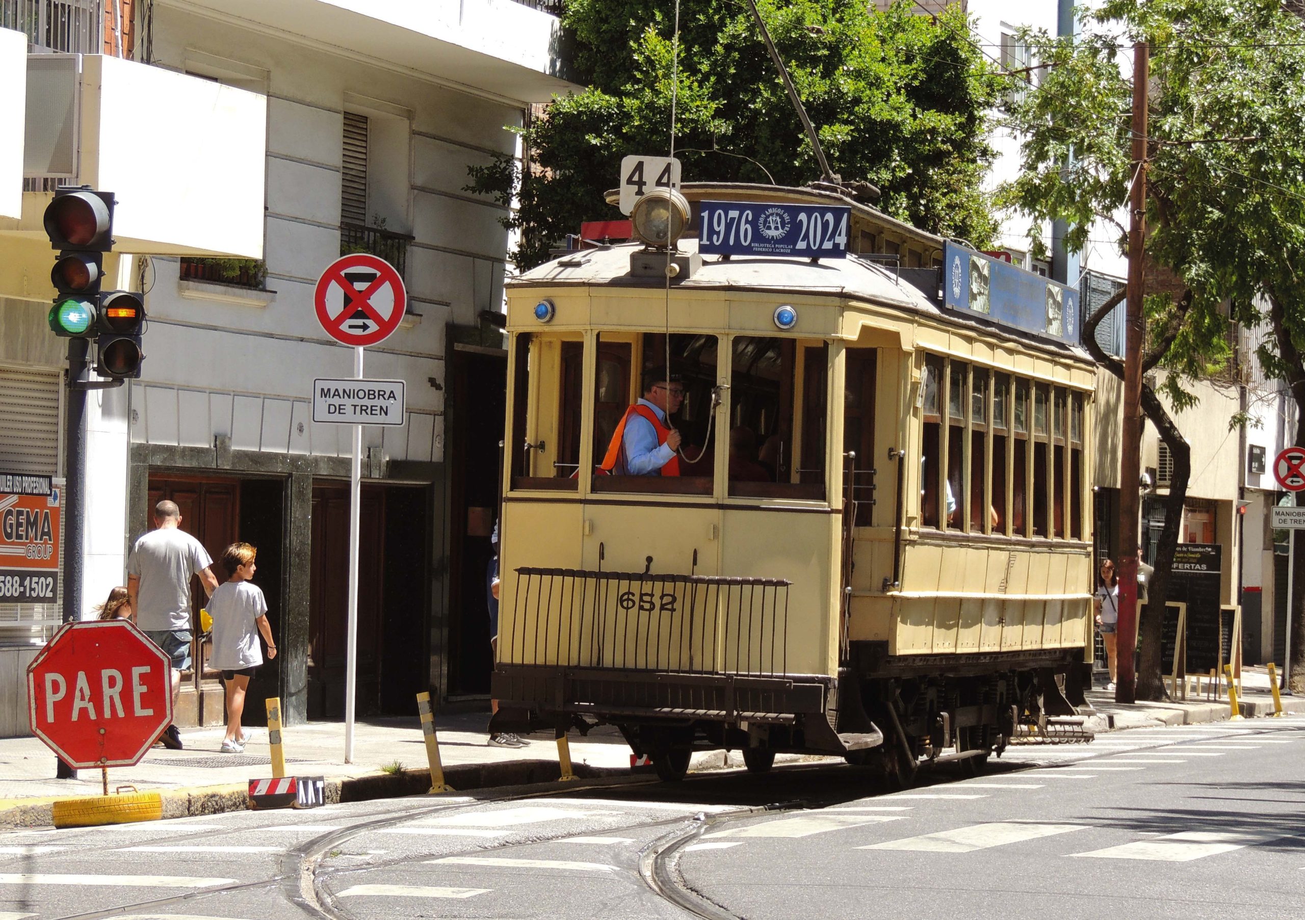 Tranvía turístico.