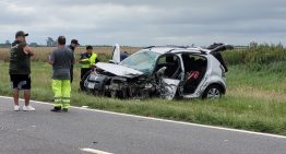 Trágico accidente: una mujer de 82 años murió tras chocar de frente contra otro vehículo en la Ruta Nacional 7