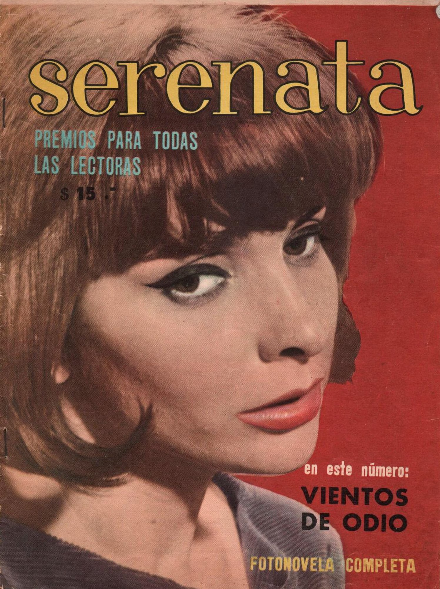 Gladys Mancini en la revista Serenata cuando era un rostro convocado para formar parte de fotonovelas