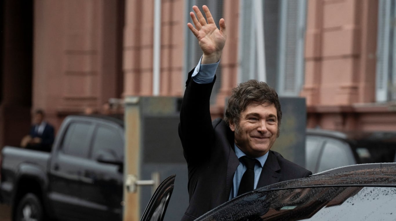 El Presidente Javier Milei en la Casa Rosada en la previa a la apertura de sesiones del Congreso. (Foto: REUTERS/Irina Dambrauskas)