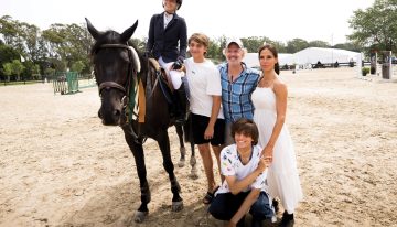 Bella amazona. Te contamos quién es la hija de un famoso galán que ganó un campeonato de salto