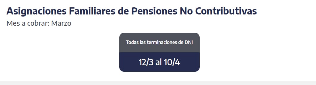 Cuándo cobro las Asignaciones Familiares de PNC en marzo. (Foto: ANSES)