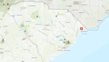 El mapa con los incendios en Carolina del Norte y Carolina del Sur: dónde están los principales focos activos