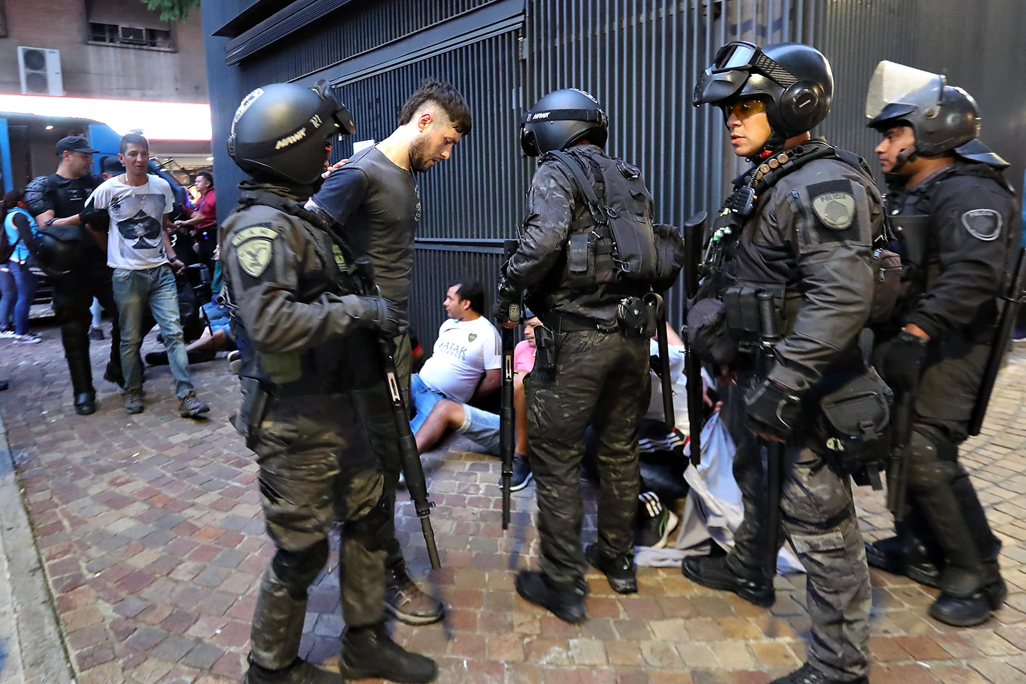 Hubo decenas de detenidos durante los incidentes en el Congreso