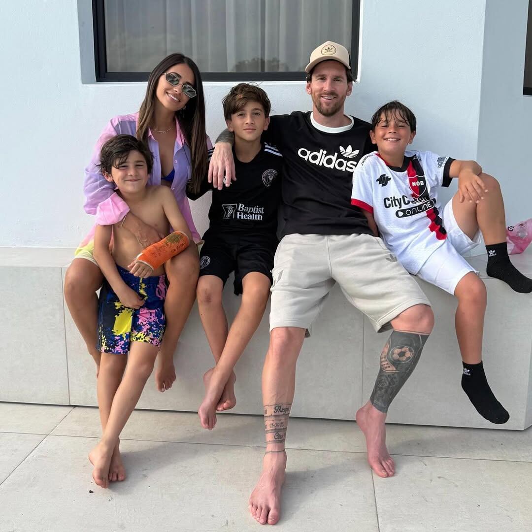 La foto que publicó Messi en su cuenta de Instagram. (Foto: @leomessi).