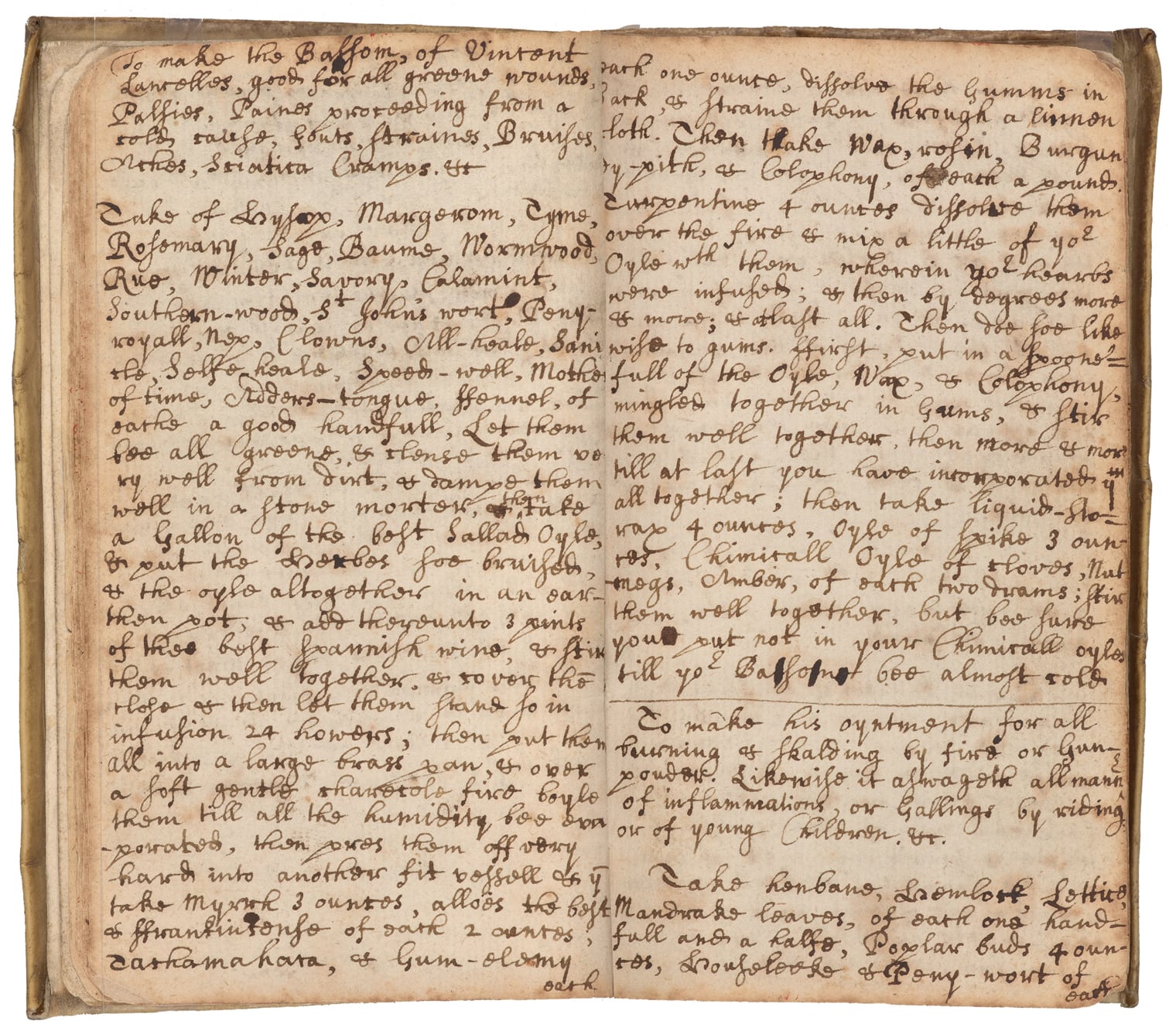 Cuaderno de notas de Isaac Newton (1659).