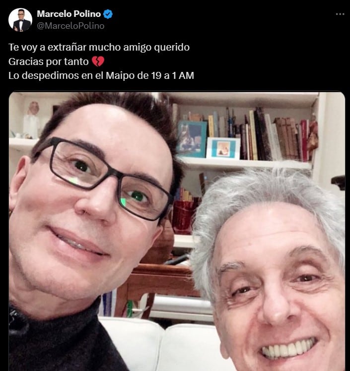 La despedida de Marcelo Polino a Antonio Gasalla