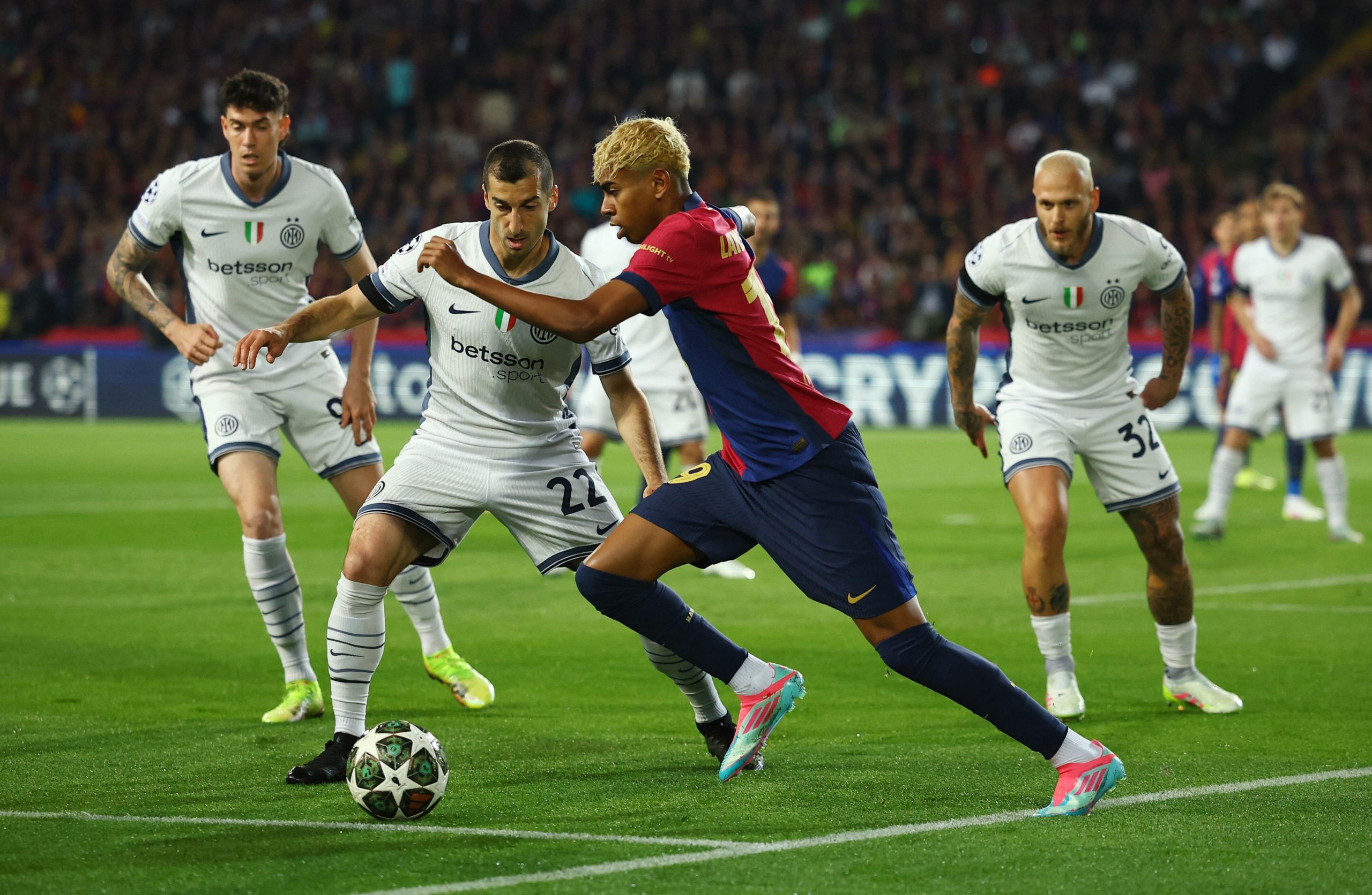 Barcelona vs Inter por las semifinales de la Champions League del 2025.
