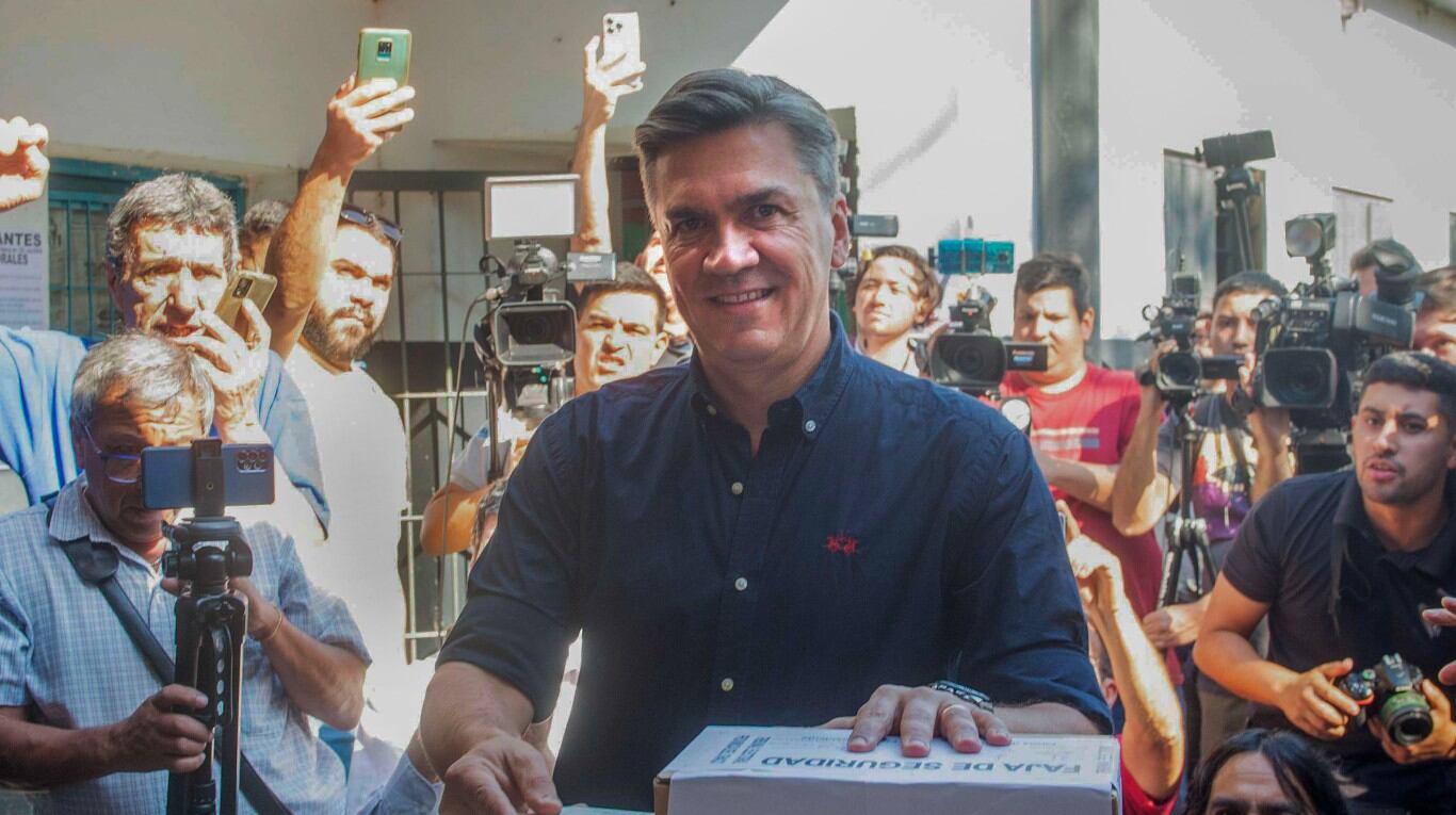 Leandro Zdero fue el primer gobernador en sellar una alianza electoral con Javier Milei, de la que también forma parte el PRO (Foto: Télam).