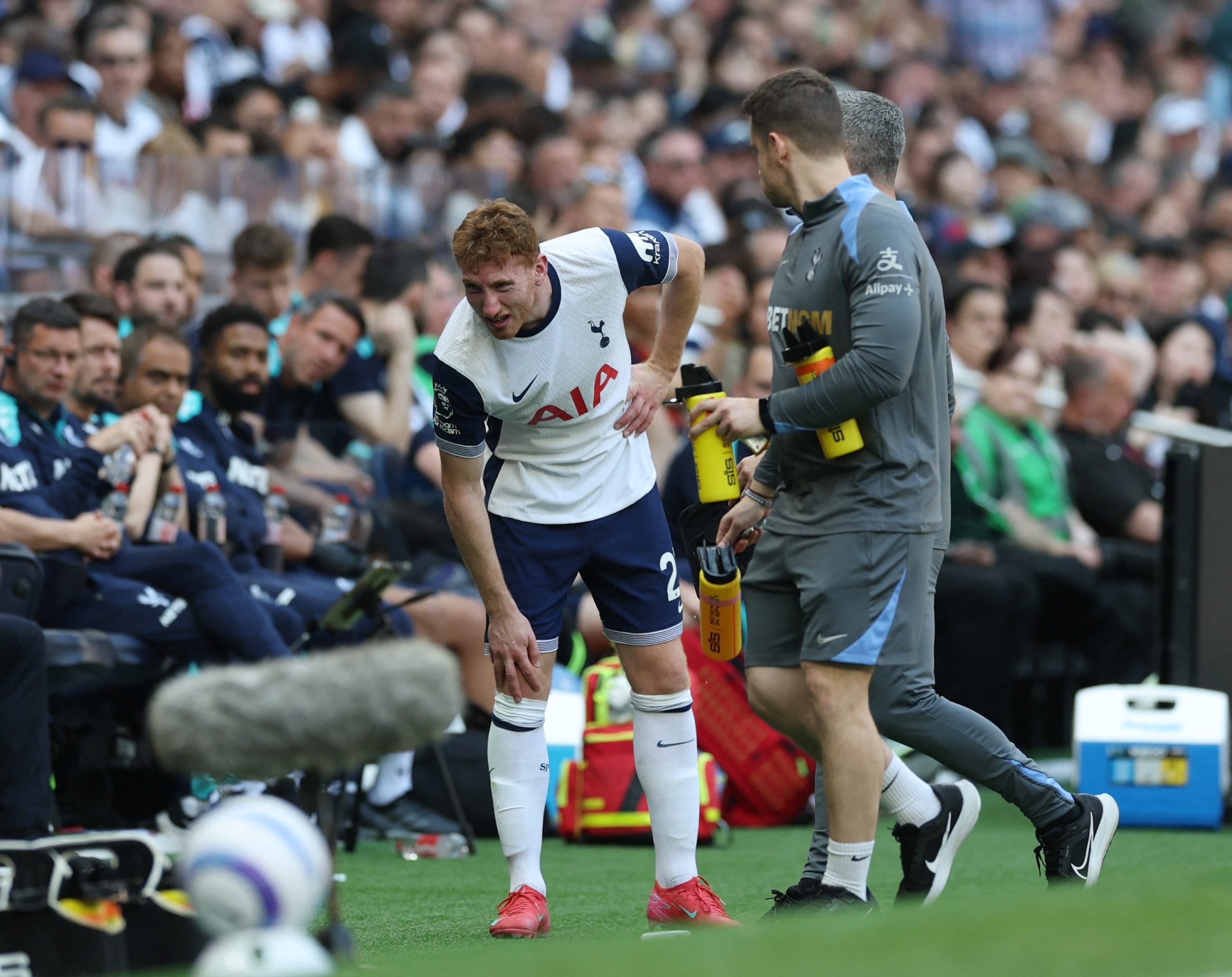 Tottenham vs Crystal P. por la fecha 36 de la Premier League del 2025.