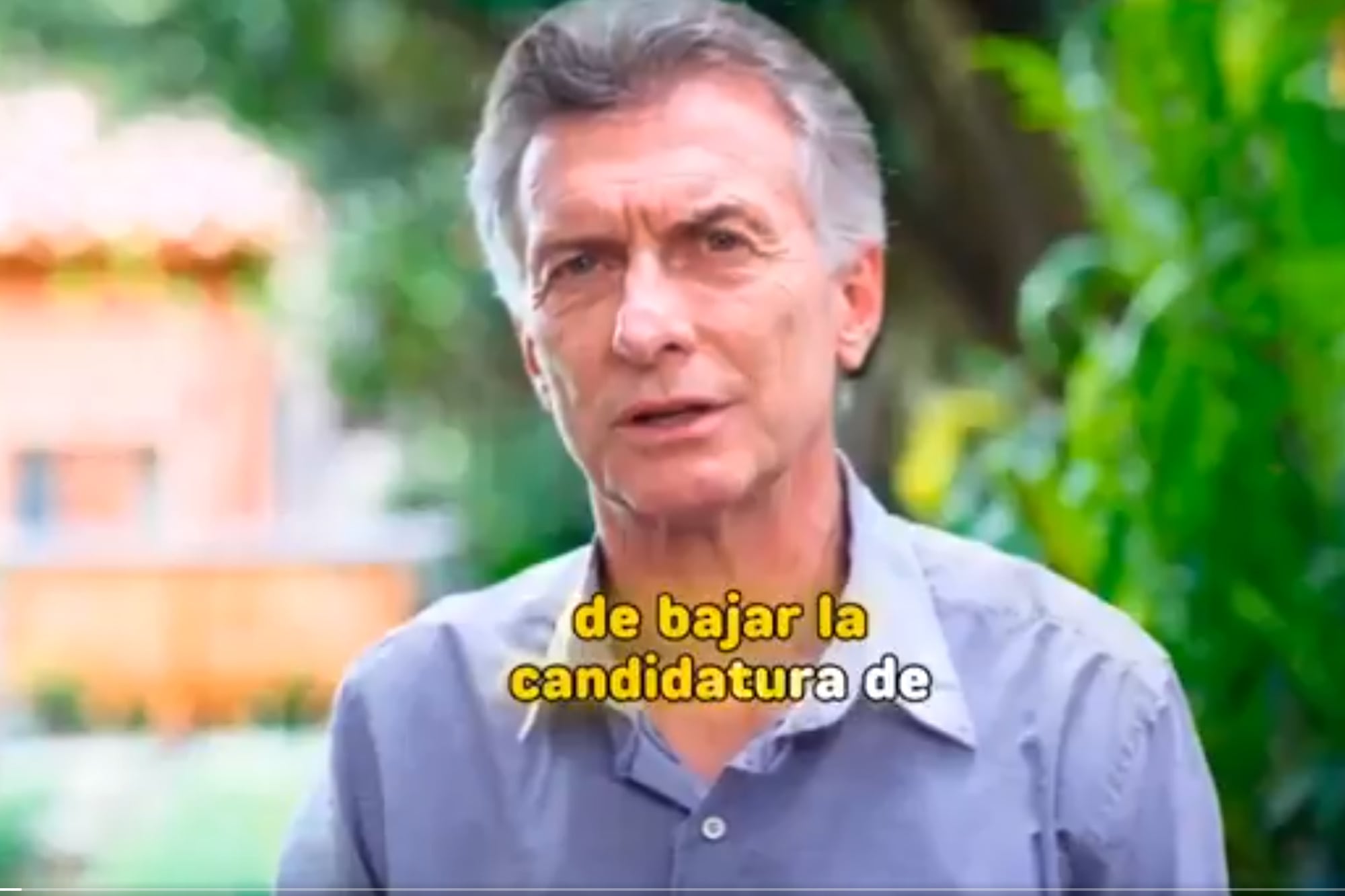 El video falso de Mauricio Macri