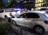 Un jugador de Barracas Central chocó en Palermo y se fue del lugar porque llegaba tarde al entrenamiento