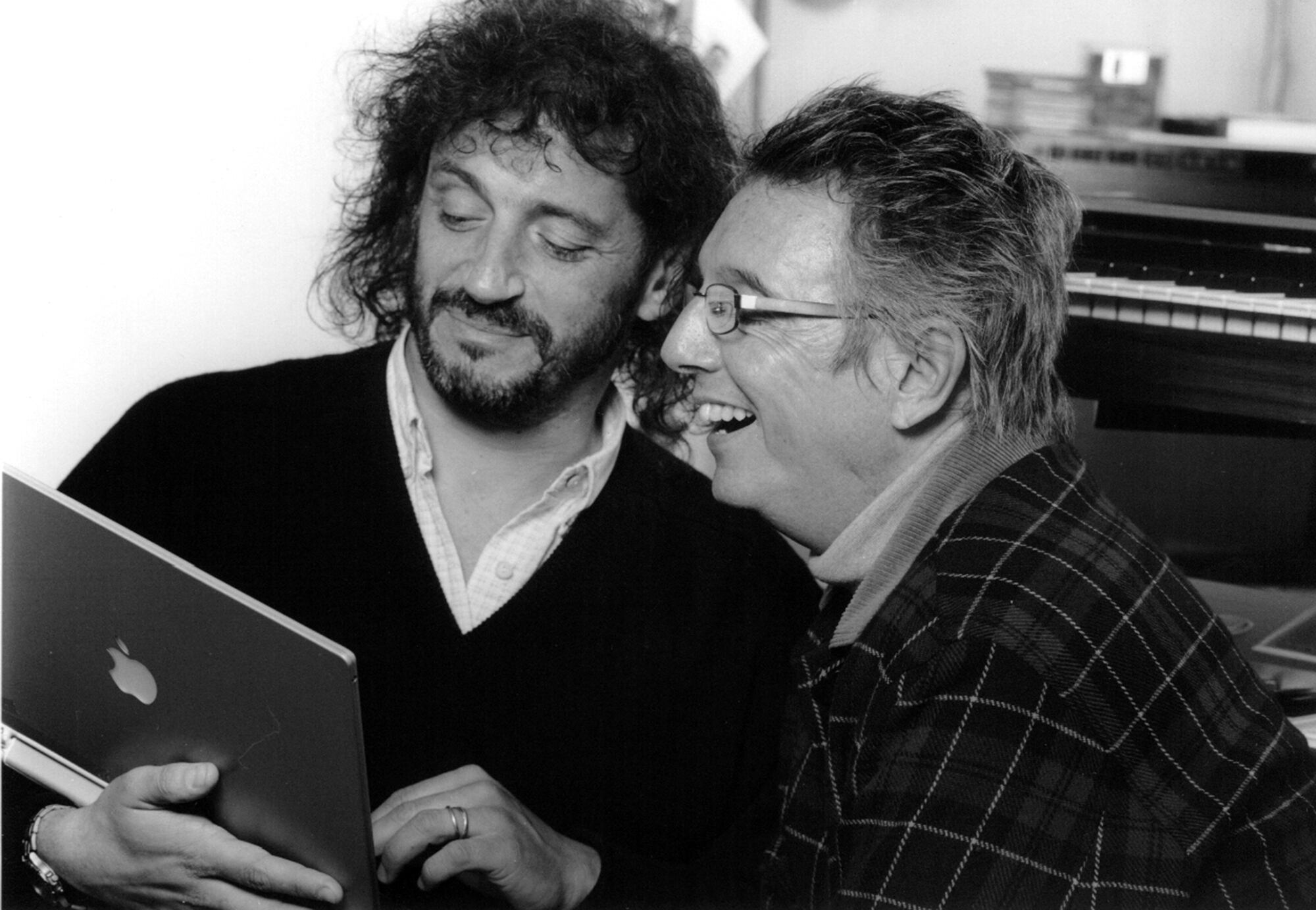 Ángel Mahler y Pepe Cibrián en los inicios de Drácula, el musical