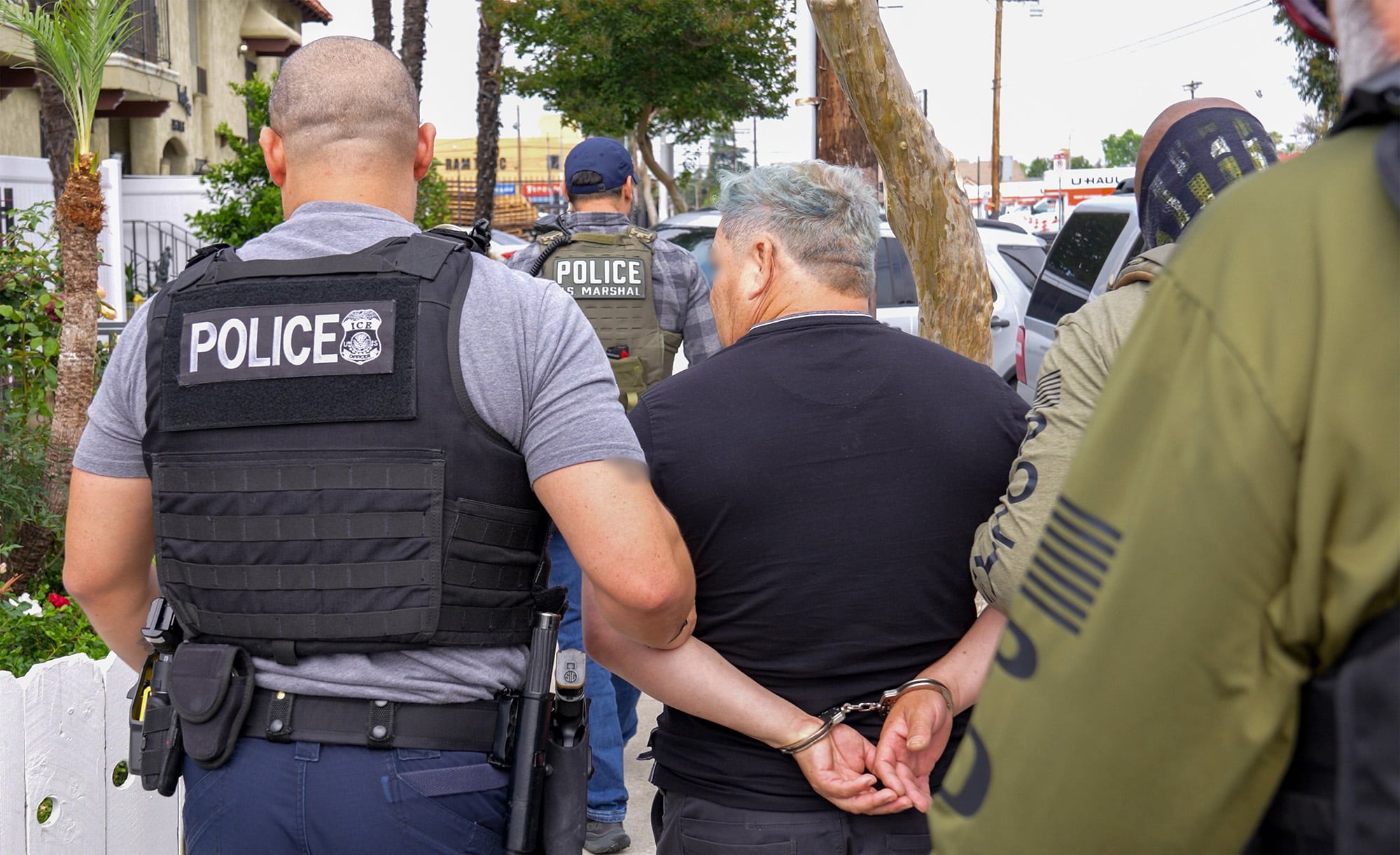 ICE identificó y detuvo a criminales en Los Ángeles y ciudades circundantes