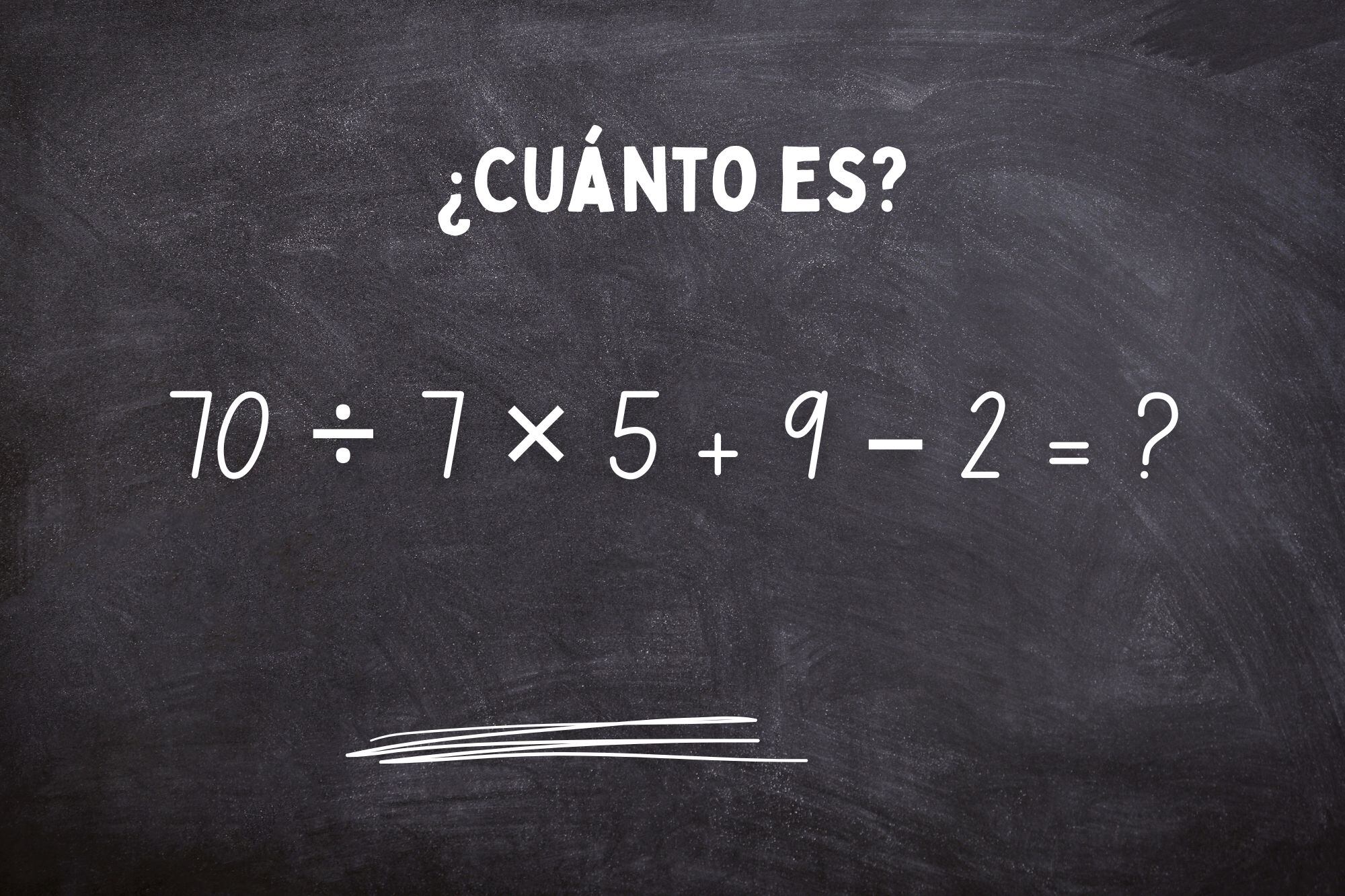 Este cálculo matemático se volvió viral en redes sociales, ya que muy pocas personas pueden dar con su resultado correcto en 10 segundos