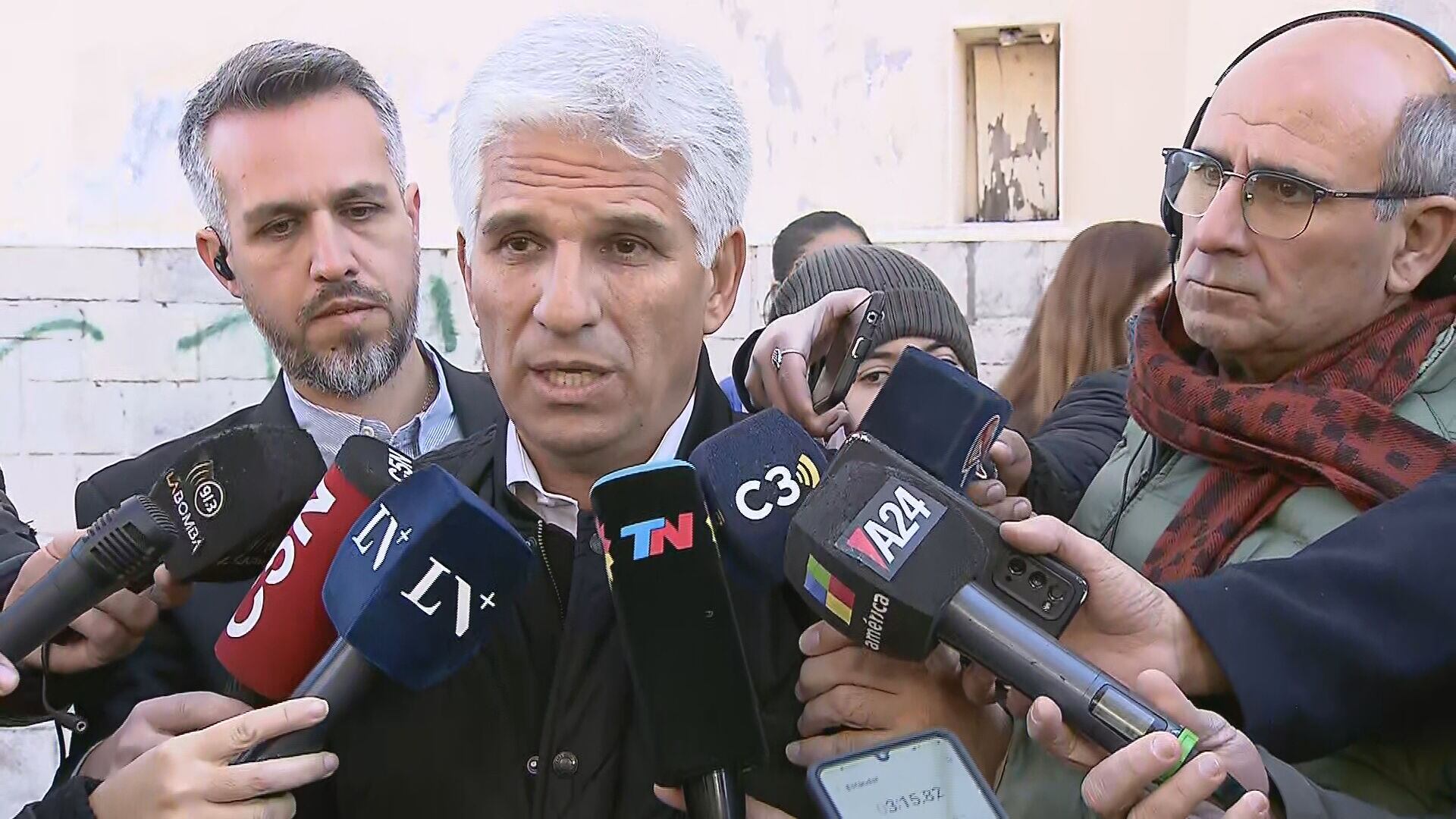 El gobernador de San Luis, Claudio Poggi, se cargó al hombro la campaña (Foto: captura TN).