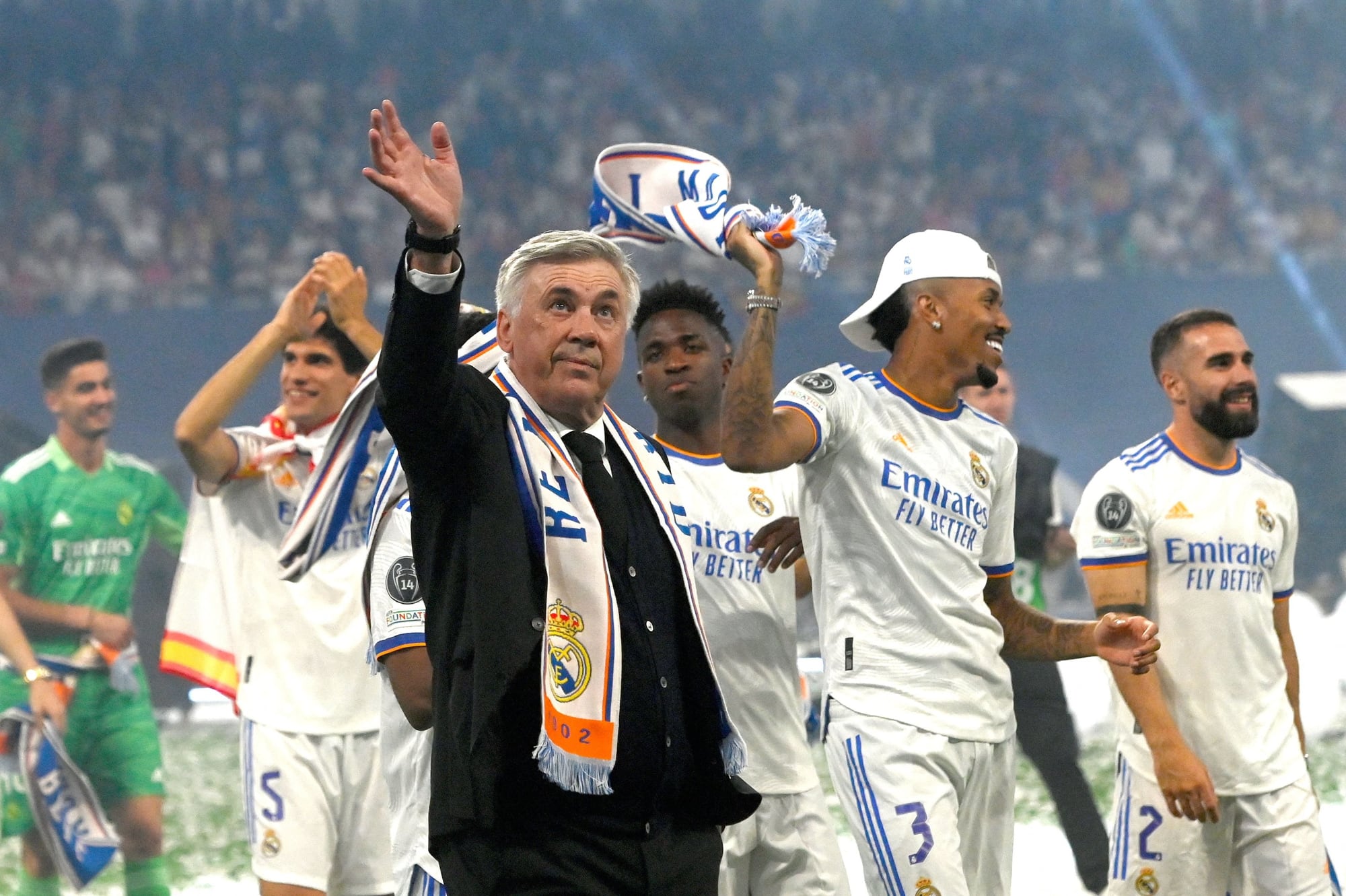 Siempre campeón, con Militao y Vinicius a unos pocos pasos