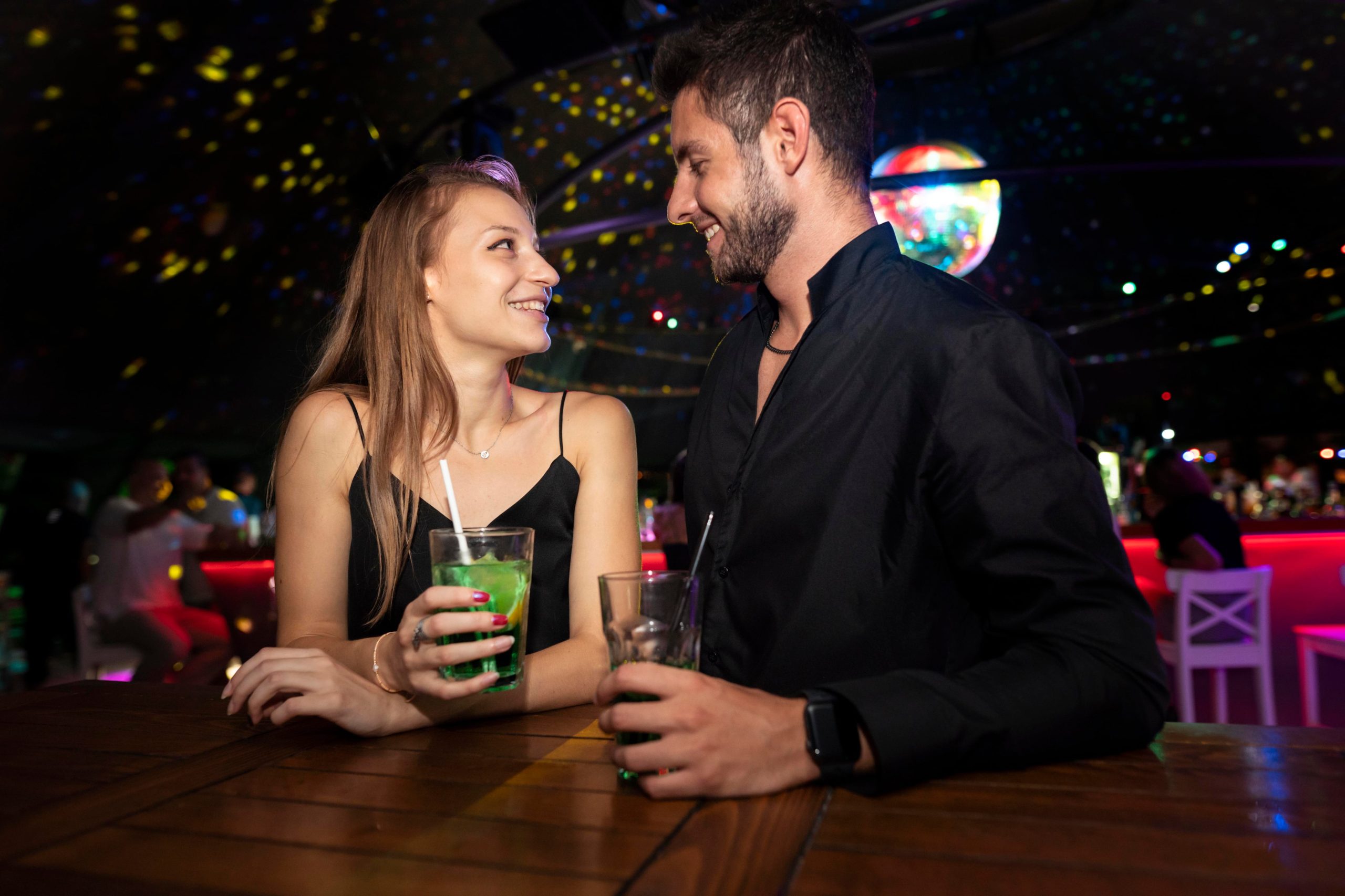 Agustina y Mariano se conocieron en un bar